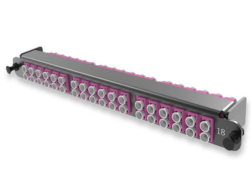 18214101 А2 - Адаптерная плата 18 x LC-Duplex адаптеров (цвет пурпурный), MM