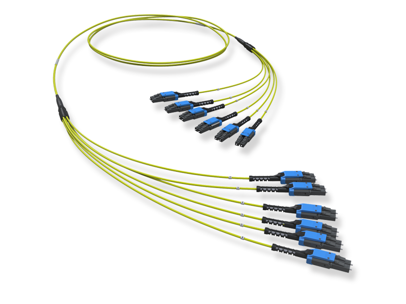 12xLC-UPC/LC-UPC Duplex Uniboot, Push-Pull-Boot OS2