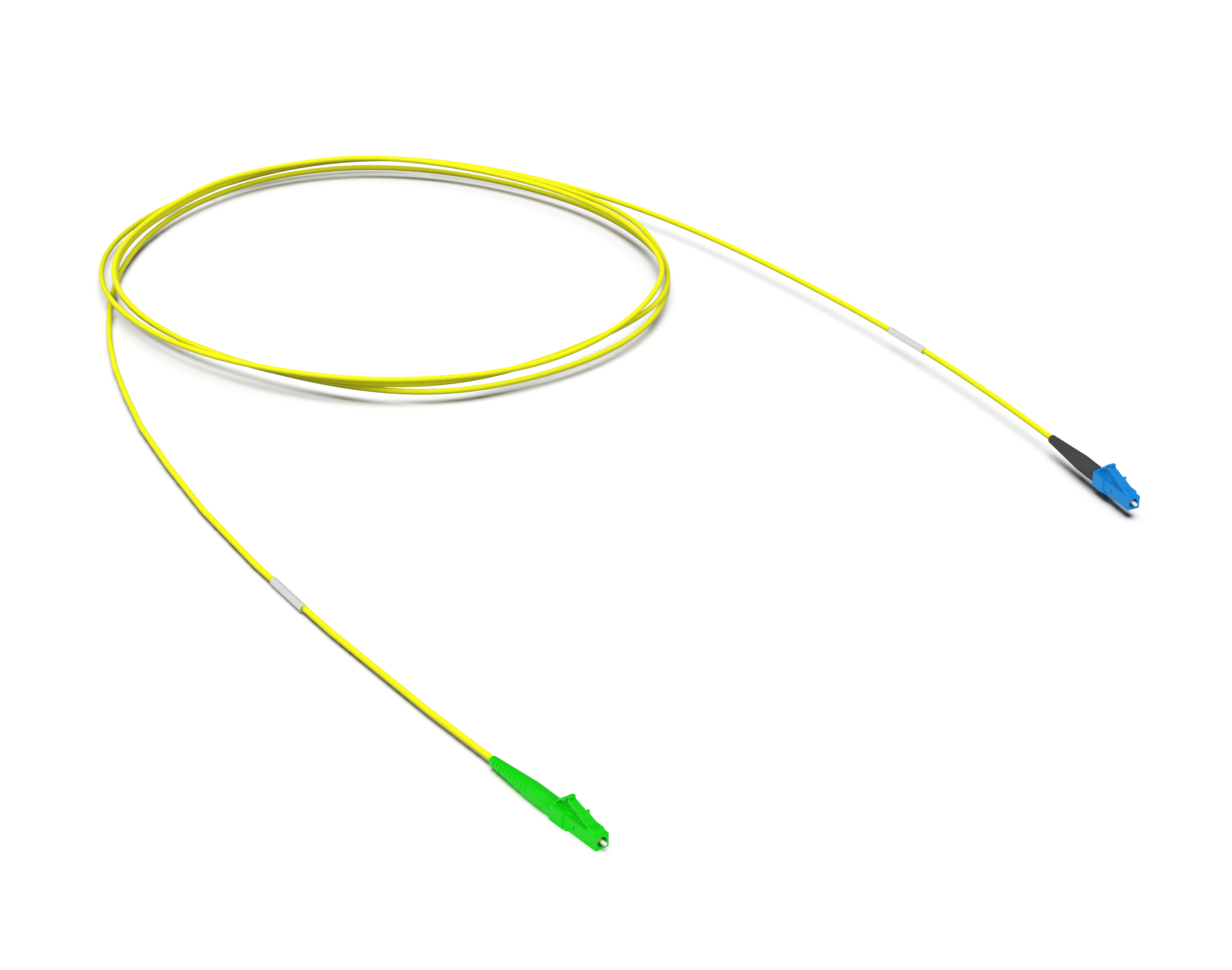 Оптический патчкорд LC-APC/LC-UPC Simplex, 09/125 OS2, LSZH