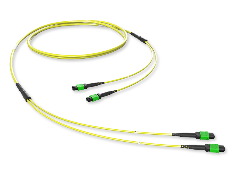 Оптическая магистральная сборка MPO(12)/MPO(12), 24ОВ SM9/125 OS2