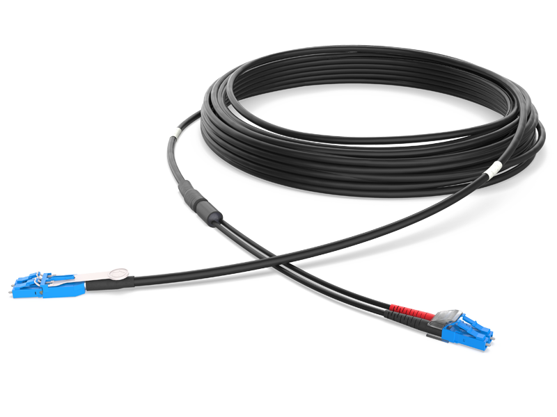 RL - FO Cable Assembly 2 x 09/125 OS2, LCHD Uniboot/LC duplex