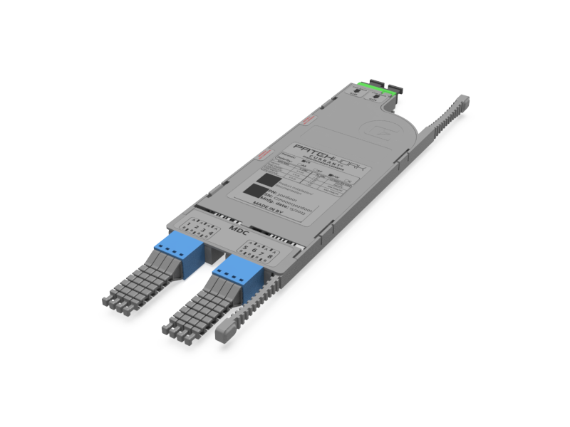 CС6 - Fiber preterminated cassette OS2 MTP(8)