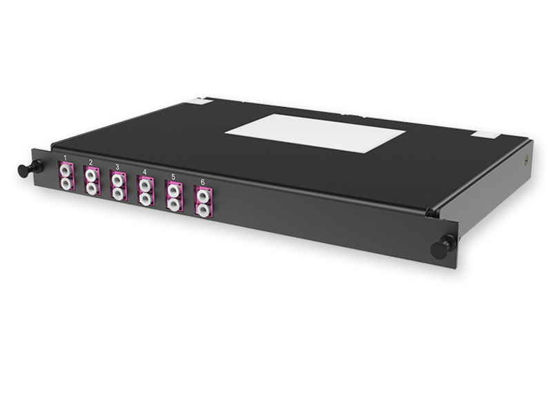 C2 - Оптическая претерминированная кассета OM4 MPO(12)