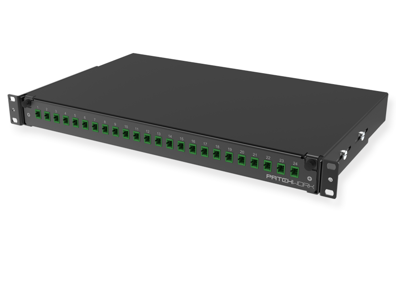 FO panel 24 x SC-APC Simplex 09/125 OS2